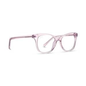 NEW DIFF women's carina glasses in light pink crystal